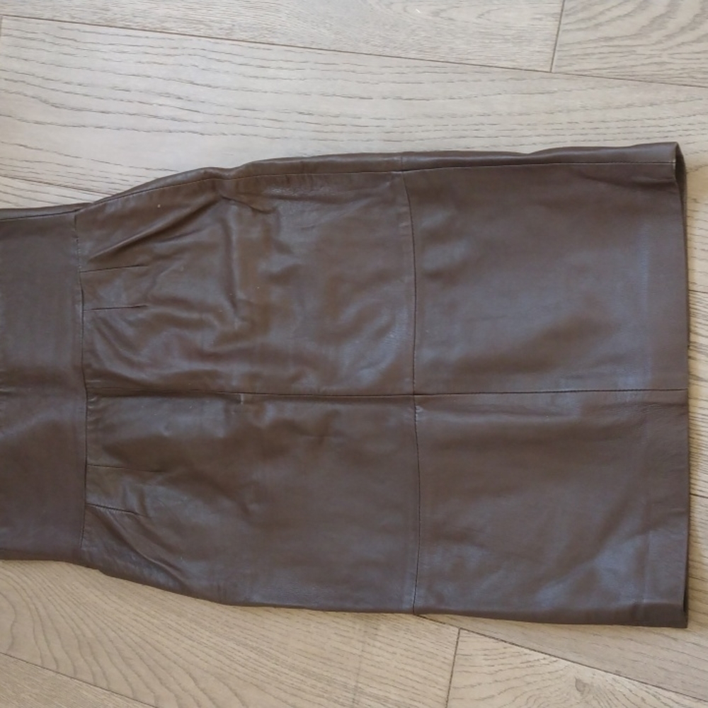 Zara leather skirt
